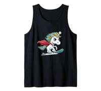 Epic Rainbow Unicorn Snowboard Adventure Hero Tank Top