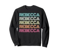 Epic REBECCA Personalized Girl First Name Nametag Birthday Sweatshirt