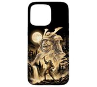 Epic Samurai Warrior Spirit Full Moon Katana Case for iPhone 15 Pro Max