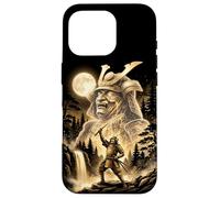 Epic Samurai Warrior Spirit Full Moon Katana Case for iPhone 16 Pro
