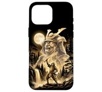 Epic Samurai Warrior Spirit Full Moon Katana Case for iPhone 16 Pro Max
