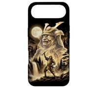 Epic Samurai Warrior Spirit Full Moon Katana Case for iPhone Air