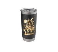 Epic Samurai Warrior Spirit Full Moon Katana Stainless Steel Insulated Tumbler
