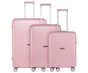 Epic Spin 4 Roll Suitcase Set 3pcs. pink