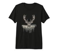 Epic Stag Head Mountain Forest Hunter Deer Premium T-Shirt