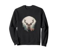 Epic Stag Head Mountain Forest Hunter Deer Sweatshirt