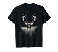Epic Stag Head Mountain Forest Hunter Deer T-Shirt
