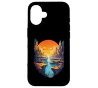 Epic Sunset Canyon With Planetary Skies Case for iPhone 16