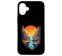 Epic Sunset Canyon With Planetary Skies Case for iPhone 16 Plus