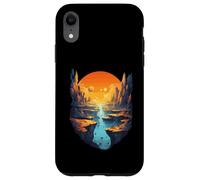 Epic Sunset Canyon With Planetary Skies Case for iPhone XR