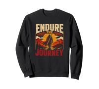 Epic Sunset Mountains Endure The new Journey Christian Sweatshirt