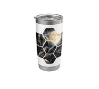Epic T-Rex Under Moon Lightning Dinosaur Art Graphic Design Stainless Steel Insulated Tumbler