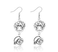 Epic The Musical Inspired Odysseus Greek Myth Lover Gift Epic the Musical Characters Earrings for Epic Fan (OrangeEarring)
