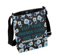Epic the Musical Inspired Odysseus Greek Mythology Gift Epic the Musical Characters Crossbody Bag for Epic Fans Lovers (Keep Your F Black)