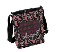 Epic the Musical Inspired Odysseus Greek Mythology Gift Epic the Musical Characters Crossbody Bag for Epic Fans Lovers, Whatcha Black