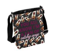 Epic the Musical Inspired Odysseus Greek Mythology Gift Epic the Musical Characters Crossbody Bag for Epic Fans Lovers, You All Know Black