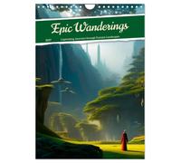 Epic Wanderings (Wall Calendar 2027 DIN A4 portrait), CALVENDO 12 Month Wall Calendar: Captivating Journeys through Fantasy Landscapes