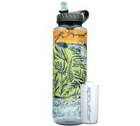 Epic Water Filters Nalgene OG Water Bottle with Filter, USA Made, BPA Free, Removes 99.99% Tap Water Contaminants, Forever Chemicals, GA 2030 Art, 48 oz