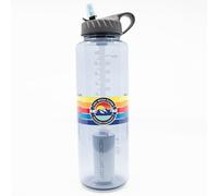 Epic Water Filters Nalgene OG Water Bottle with Filter, USA Made, BPA Free, Removes 99.99% Tap Water Contaminants, Forever Chemicals, Smoke Grey 48 oz