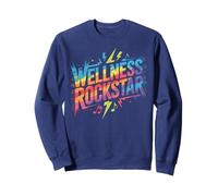 Epic WELLNESS ROCKSTAR Workout PTA Nurse Legend PT Yoga Crew Sweatshirt