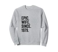 Epic Wife Since 1979 | 47th wedding anniversary 47 years Sweatshirt