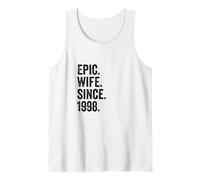 Epic Wife Since 1998 | 28th Wedding Anniversary 28 Years Tank Top