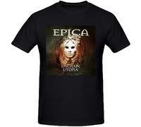 Epica Unchain Utopia Tall Tee Shirts for Men Black 3XL