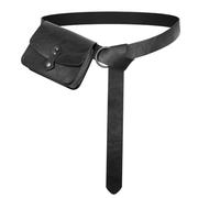 EpicCos Medieval Faux Leather Belt with Renaissance Waist Bag