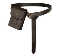EpicCos Medieval Faux Leather Rivet Waist Belt Bag,Renaissance Accessories