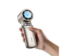 EPICKA TripCozy Foldable Mini Fan, Speed(1-100) Adjustable Turbo Mini Fan,6800mAh Battery Rechargeable with Cooling Plate,Digital Display,Summer Outdoor Travel Essentials For Women Men - Titanium