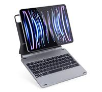 EPICO 10.9" iPad Keyboard Folio Case- Space Grey, Silver/Grey
