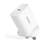Spello USB-C Charger, 20W Power Delivery, Fast Charger Adapter for Apple and Android, USB-C Power Adapter, Wall Charger, White