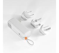 Epico UltraPack 2-in-1 Power Bank & Travel Wall Charger 5000mAh 20W USB-C White