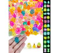 ePicsoa 140PCS Mini Resin Animals, Resin Glow In The Dark Animals, Suitable for Miniature Landscape, Fairy Garden, Aquarium Decoration, Dollhouse Hide Crafts