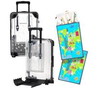 ePicsoa Mini Suitcase Gift Box, Pack of 2 Travel Holiday Fund Travel Suitcase Holiday Fund Cash Box as Gift for Holiday, Money Gift Packaging Wedding, Decorative Case, Mobile Phone Holder