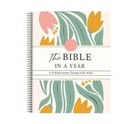 ePicsoa The Bible in A Year: A 52-Week Bible Study Guide for Women, Spiral Christian Study Notebook for Strengthening Faith And Love - A Beautiful Year in The Bible (A4)