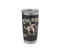 Epictetus Epic Philosopher Stoic Philosophy Stainless Steel Insulated Tumbler