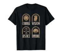 Epictetus Seneca and Marcus Aurelius Ancient Stoic Wisdom T-Shirt