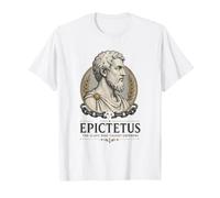 Epictetus Stoic Philosopher Ancient Greek Wisdom Portrait T-Shirt