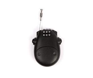 EpicTraveller Ski Lock - 3-Dial Combination Lock the Smartest Safety Lock on the Market, Set Lock Resettable Combonation Padlock, Luggage Lock, Lightweight, Easy to Carry in Pocket Black