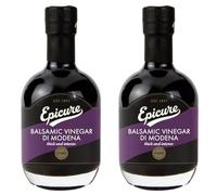Epicure Balsamic Vinegar, Authentic Italian Flavour, 250 ml (Pack of 2)