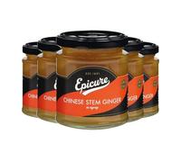 Epicure Chinese Stem Ginger in Syrup, 350 g (Pack of 6)