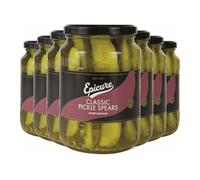 Epicure Classic Pickle Spears, Sweet & Sour Flavours, 670 g (Pack of 6)