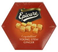 Epicure Crystallised Young Stem Ginger 200 g (Pack of 3)