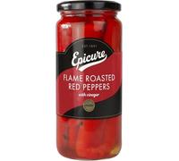 Epicure Flame Roasted Red Peppers Jar, Vinegar Infused 480 g (Pack of 1)