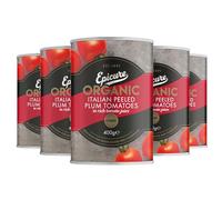 Epicure Organic Italian Peeled Plum Tomatoes, 400 g (12-Pack)