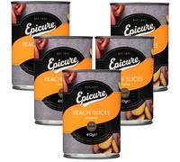 Epicure Peach Slices in Syrup, 420 g (12-Pack)