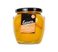 Epicure Premium Mediterranean Apricots in Fruit Juice, Naturally Delicious with No Added Sugar, 540 g Jar (Pack of 1)