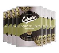 Epicure Tinned Artichoke Hearts in Salted Water, 390 g (12-Pack)