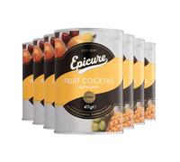 Epicure Tinned Fruit Cocktail In Fruit Juice, 411 g (12-Pack)
